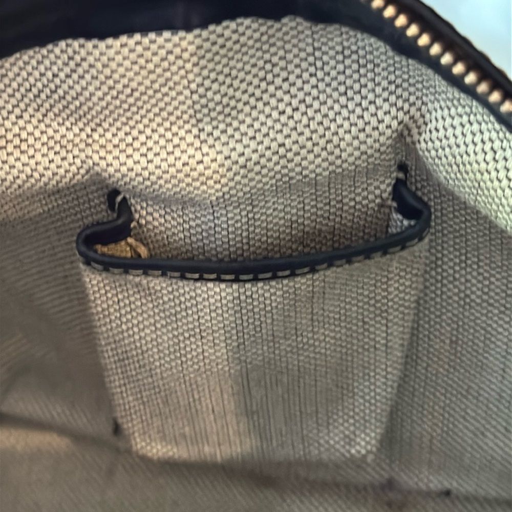 Women’s Dooney & Bourke Black/Grey Double Lock Shoulder Bag - Picture 13 of 13
